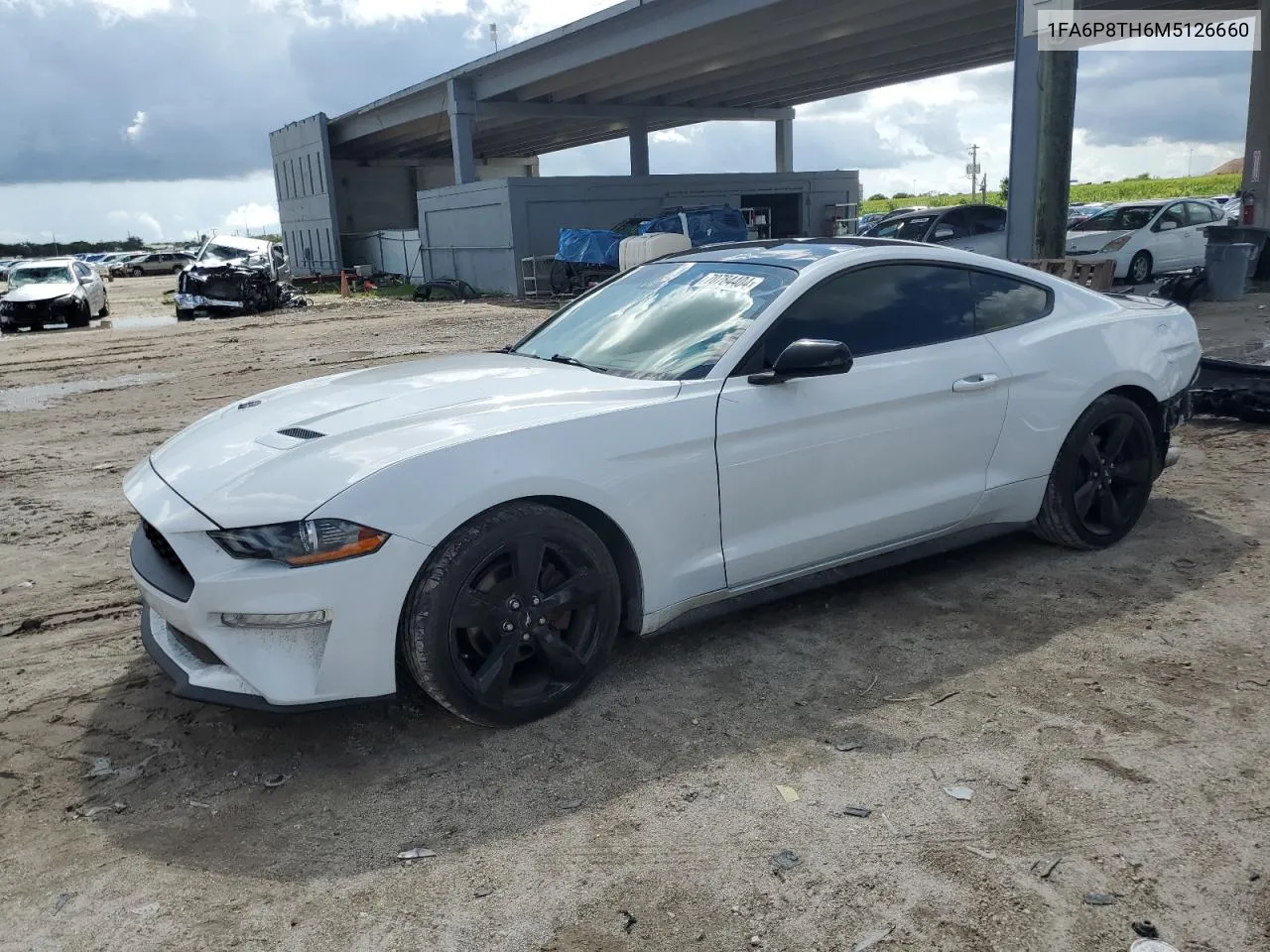 2021 Ford Mustang VIN: 1FA6P8TH6M5126660 Lot: 70784404