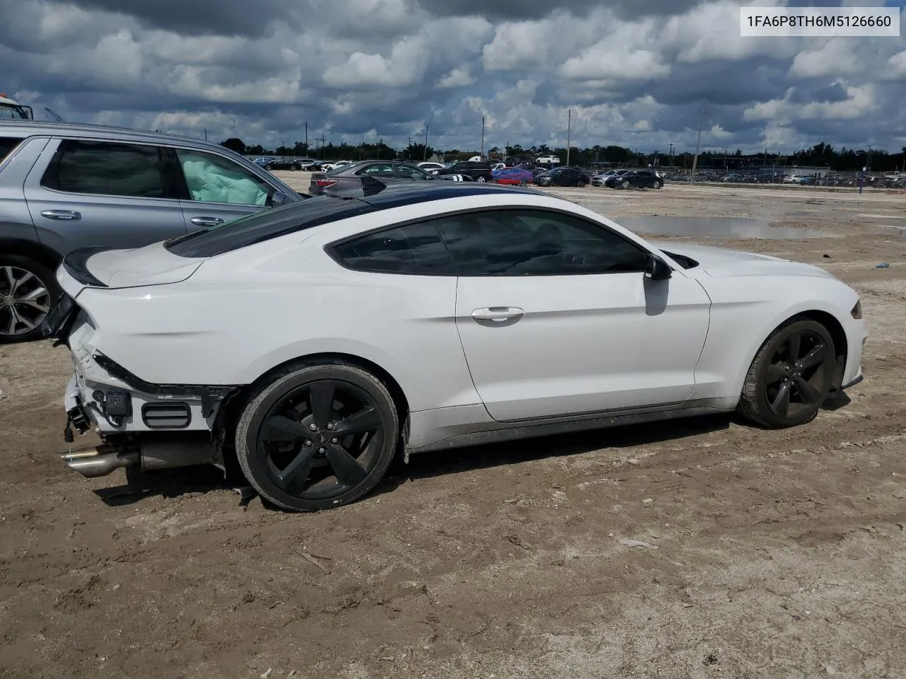 2021 Ford Mustang VIN: 1FA6P8TH6M5126660 Lot: 70784404