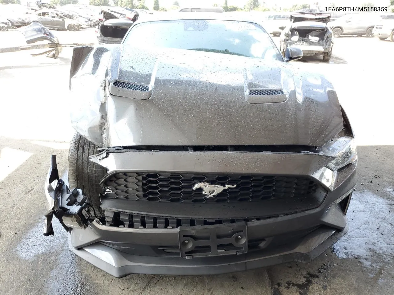 2021 Ford Mustang VIN: 1FA6P8TH4M5158359 Lot: 71132794