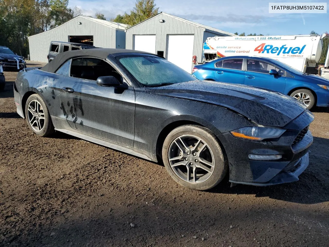 2021 Ford Mustang VIN: 1FATP8UH3M5107422 Lot: 71322404