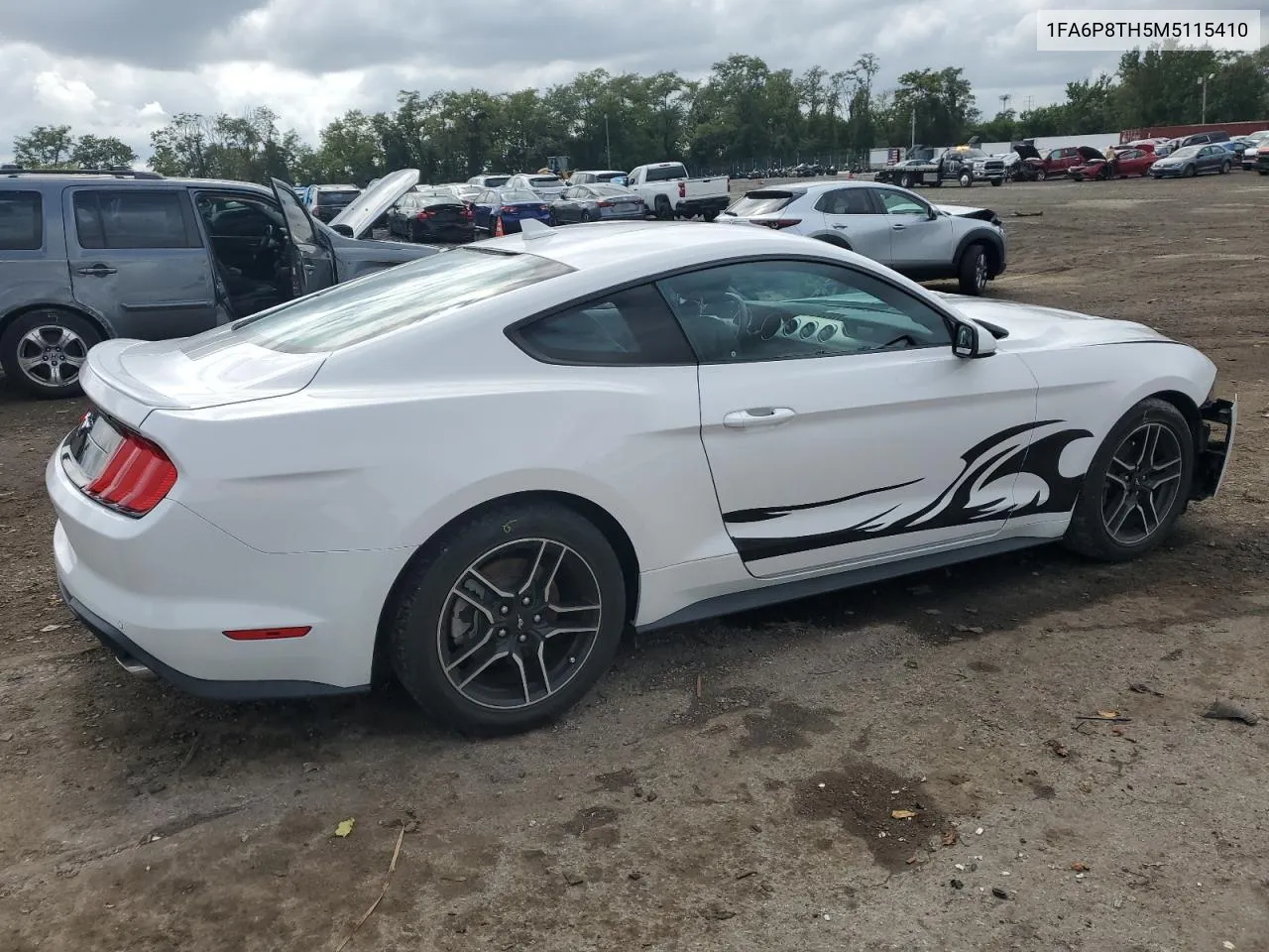 2021 Ford Mustang VIN: 1FA6P8TH5M5115410 Lot: 71687754