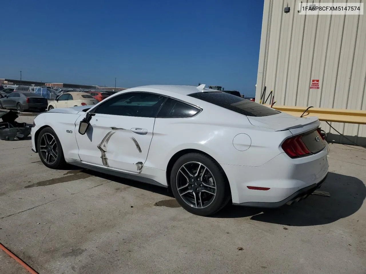 2021 Ford Mustang Gt VIN: 1FA6P8CFXM5147574 Lot: 71786174