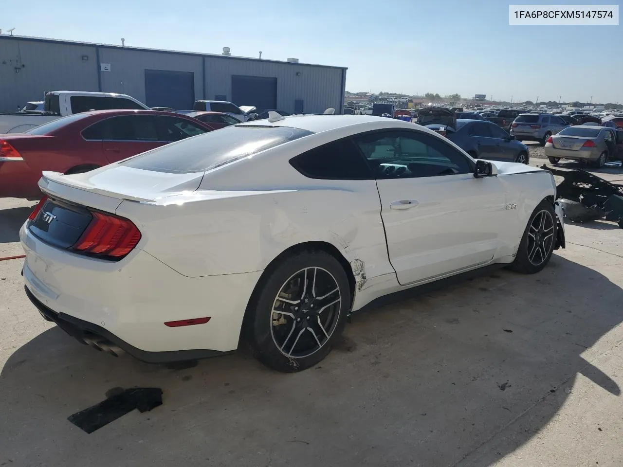 2021 Ford Mustang Gt VIN: 1FA6P8CFXM5147574 Lot: 71786174