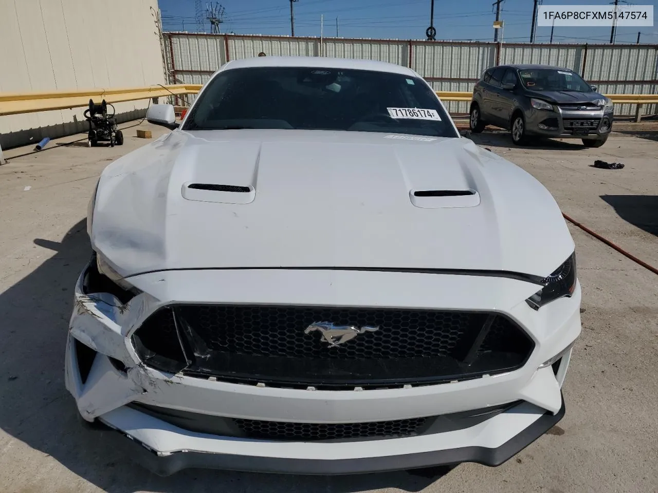 2021 Ford Mustang Gt VIN: 1FA6P8CFXM5147574 Lot: 71786174