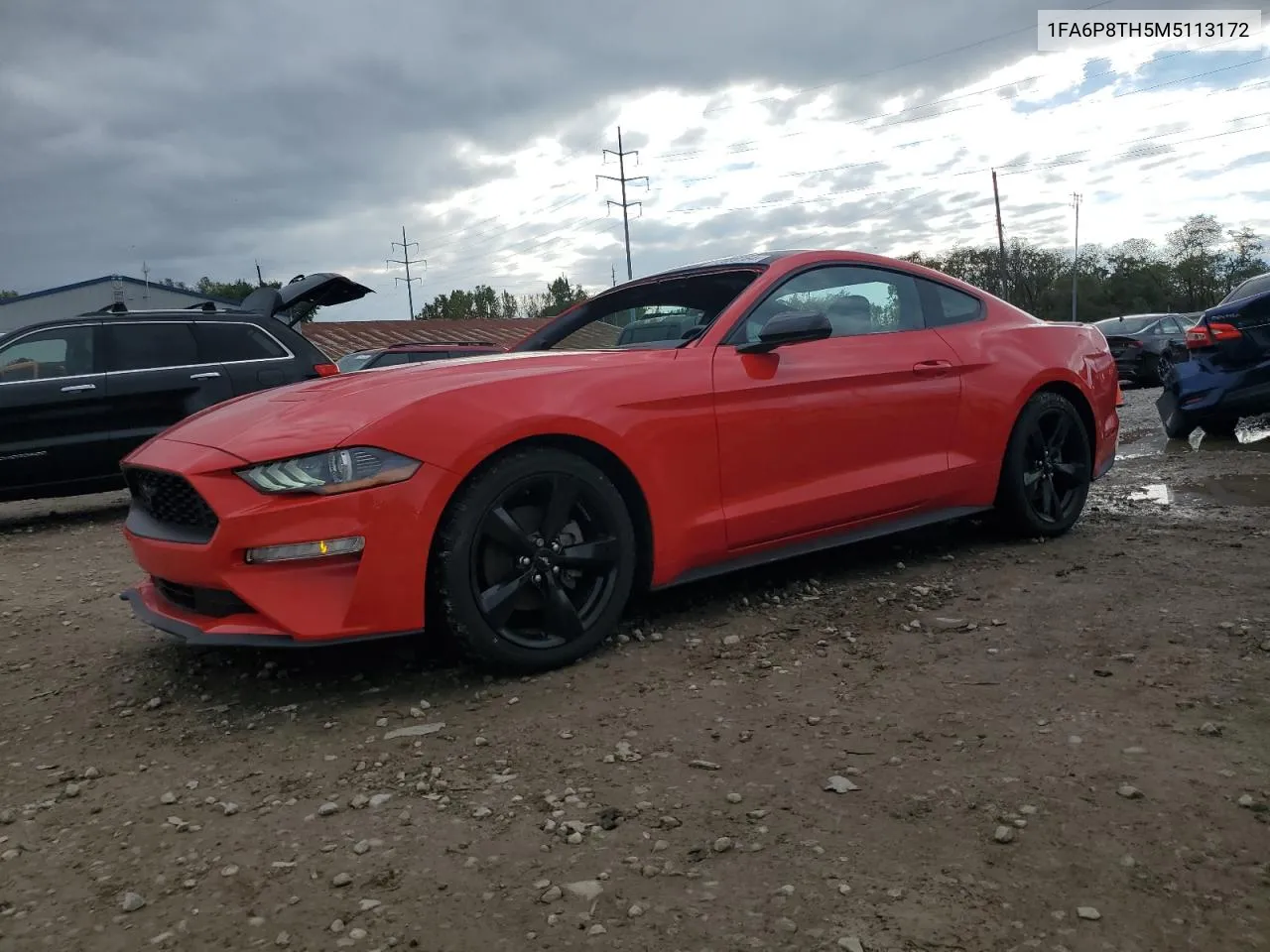 2021 Ford Mustang VIN: 1FA6P8TH5M5113172 Lot: 72599164