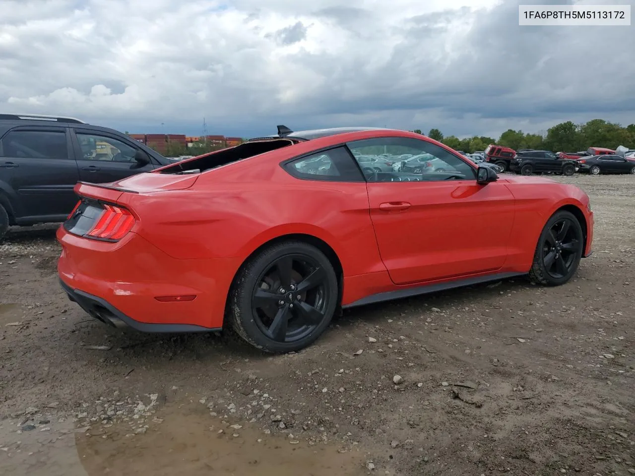 2021 Ford Mustang VIN: 1FA6P8TH5M5113172 Lot: 72599164