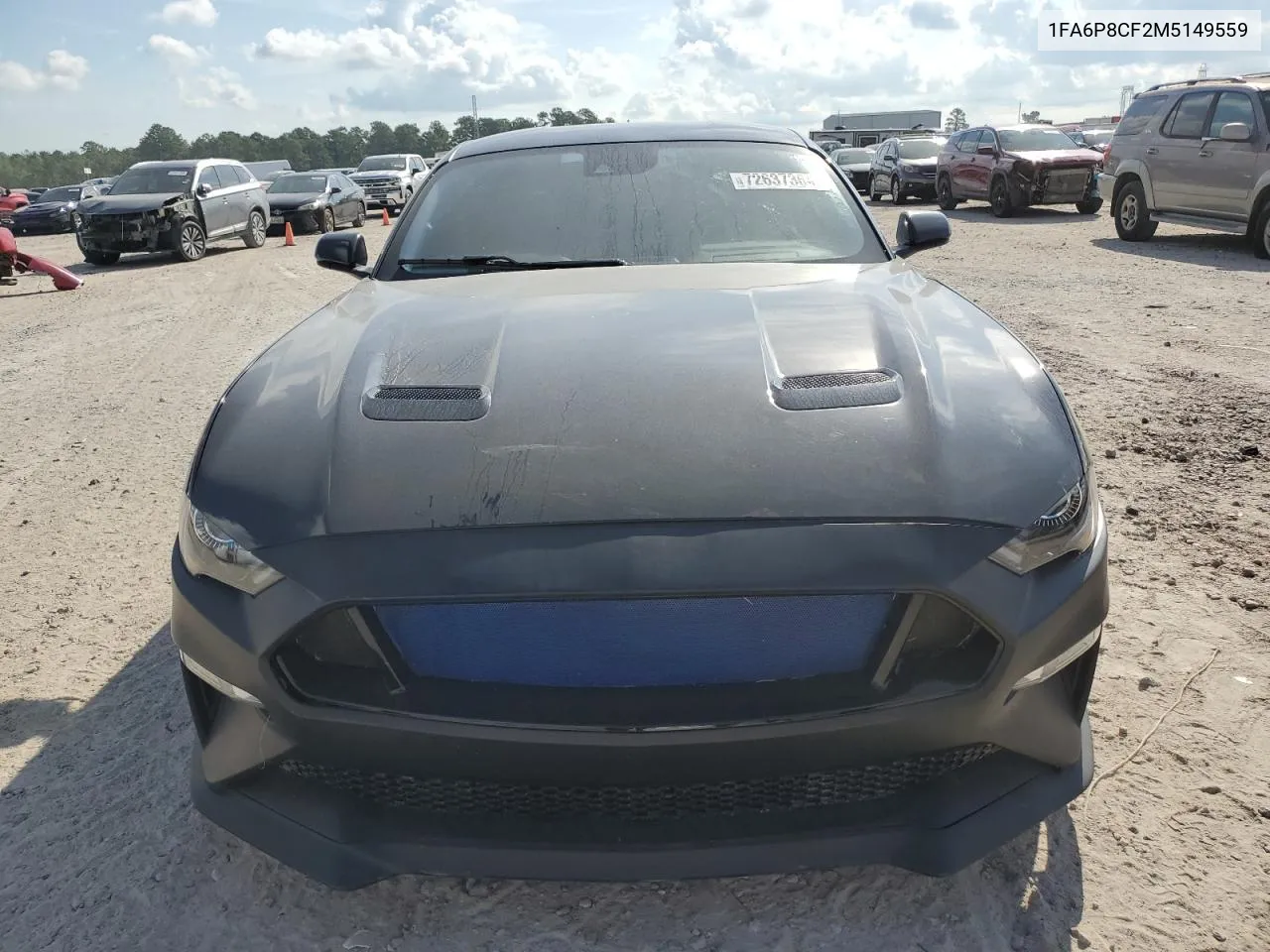 2021 Ford Mustang Gt VIN: 1FA6P8CF2M5149559 Lot: 72637364