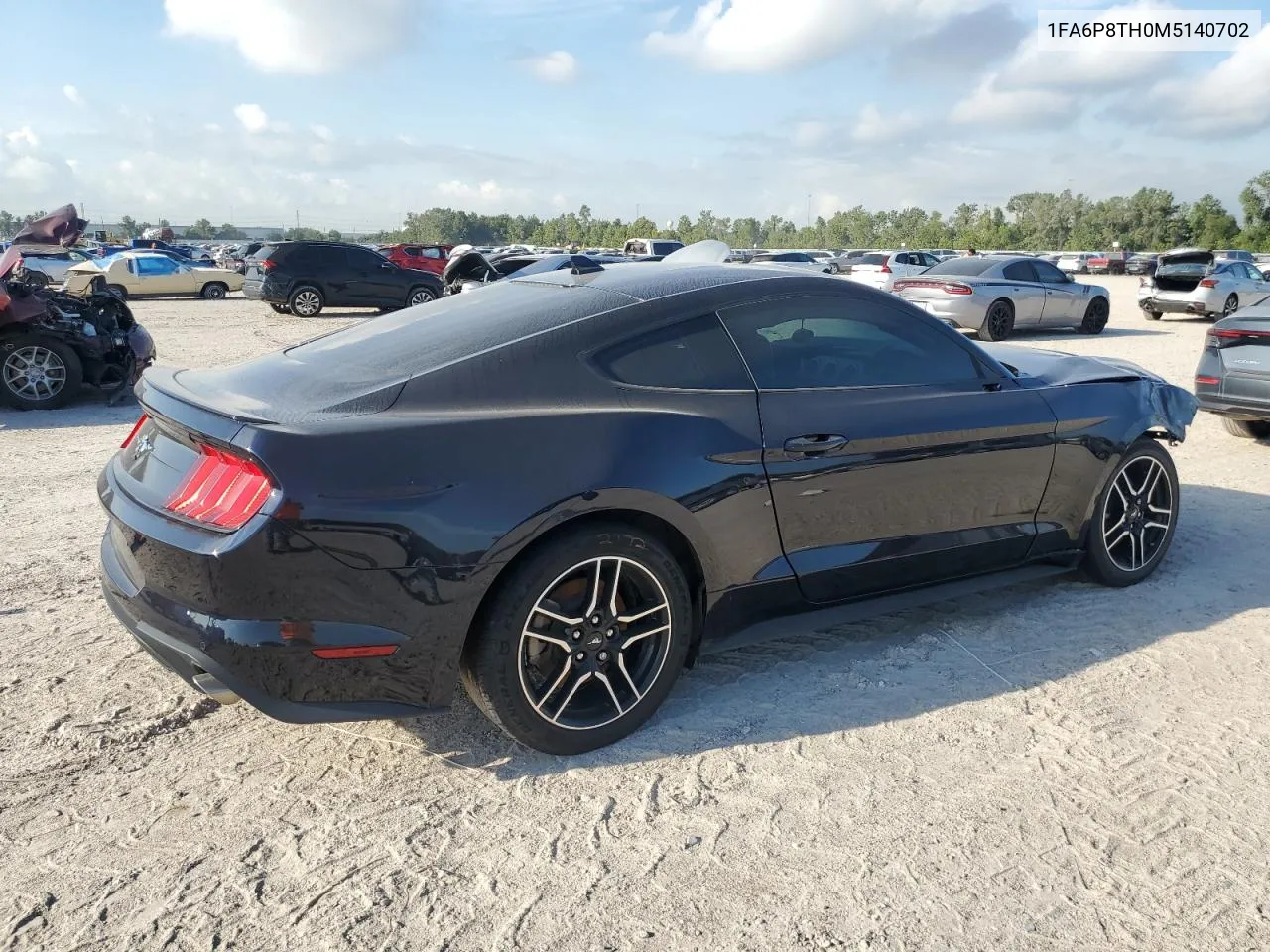 2021 Ford Mustang VIN: 1FA6P8TH0M5140702 Lot: 72724554