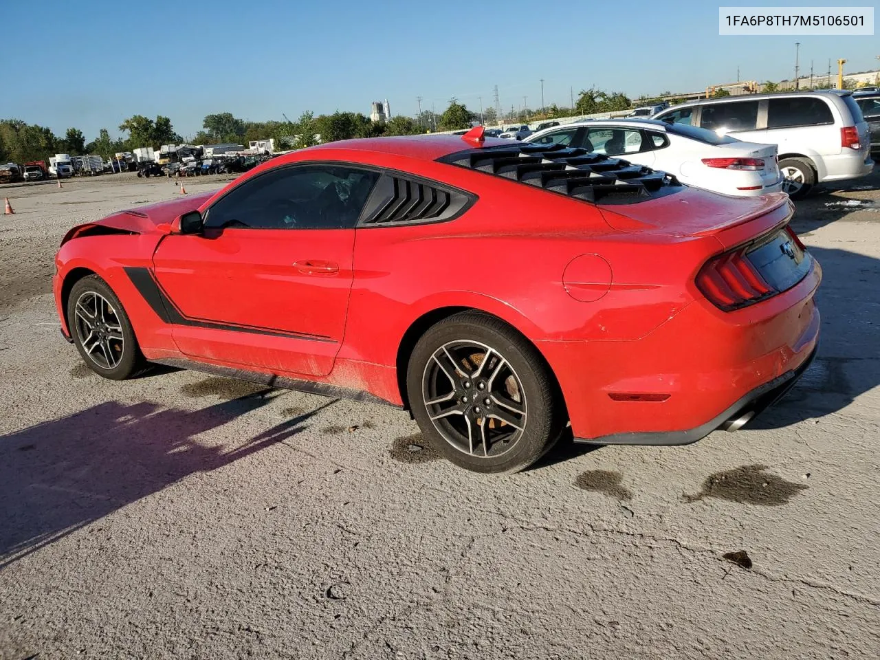 2021 Ford Mustang VIN: 1FA6P8TH7M5106501 Lot: 72767084