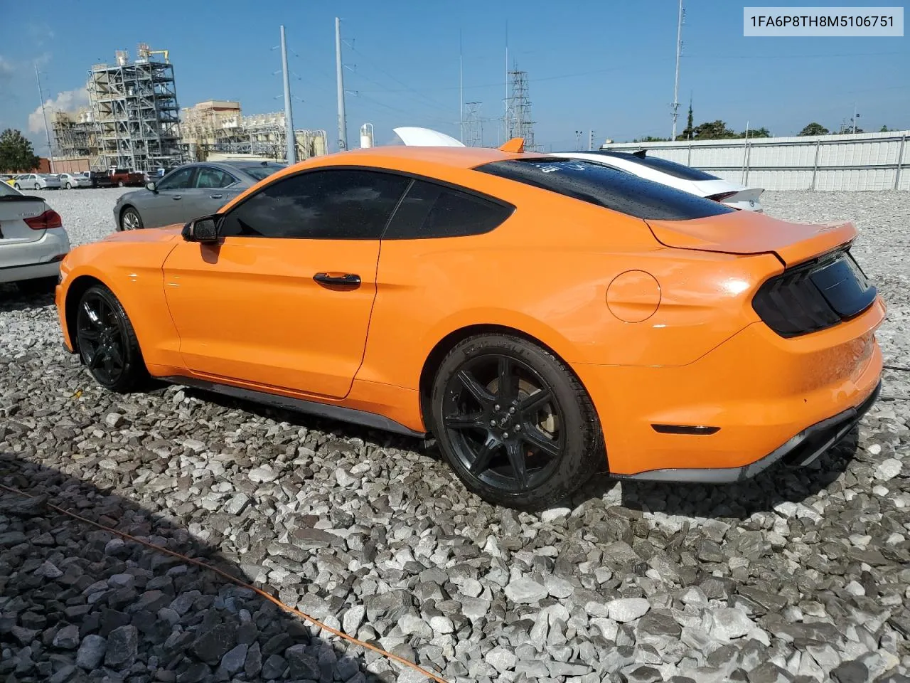 2021 Ford Mustang VIN: 1FA6P8TH8M5106751 Lot: 72856094