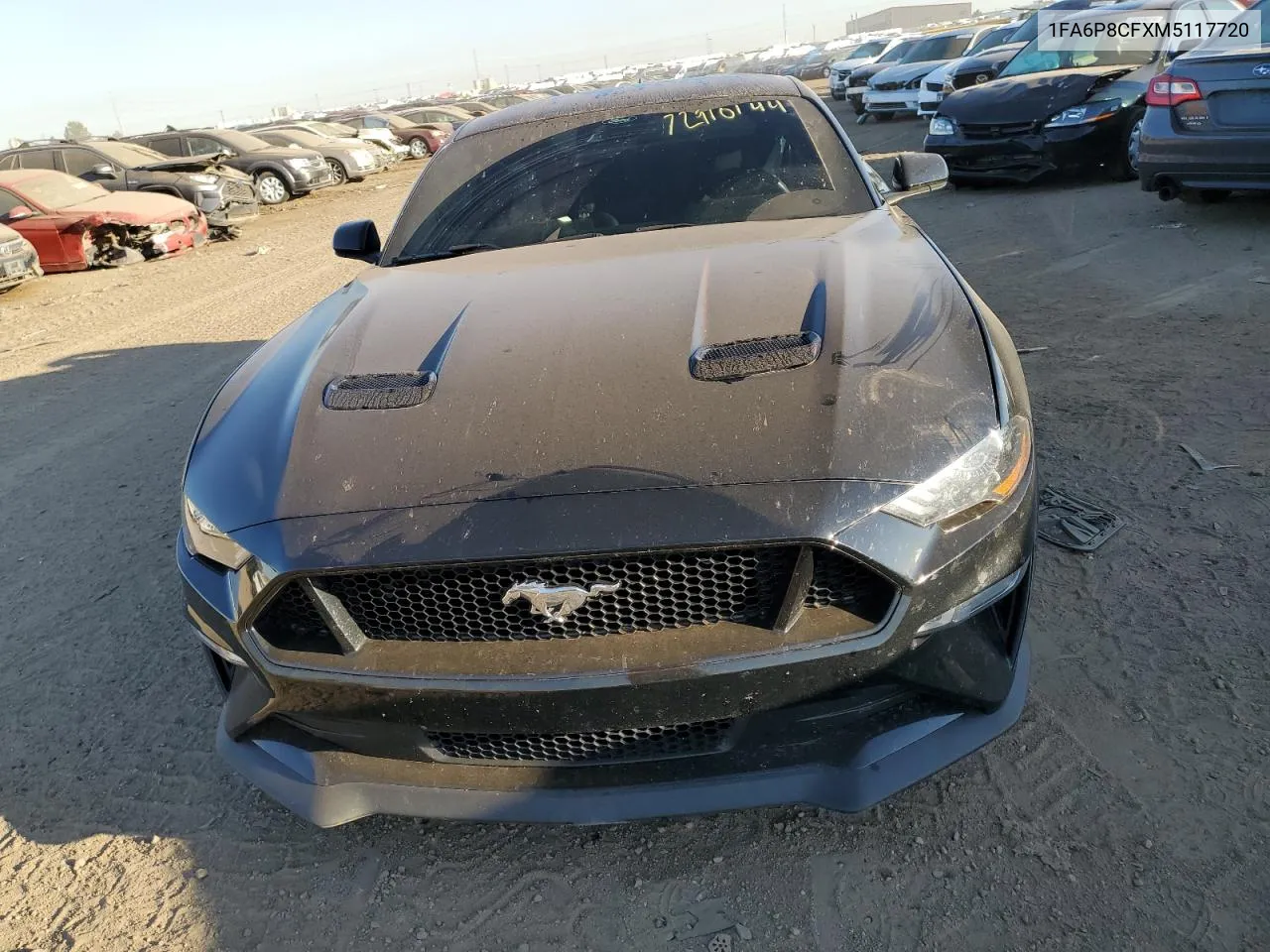 2021 Ford Mustang Gt VIN: 1FA6P8CFXM5117720 Lot: 72910144