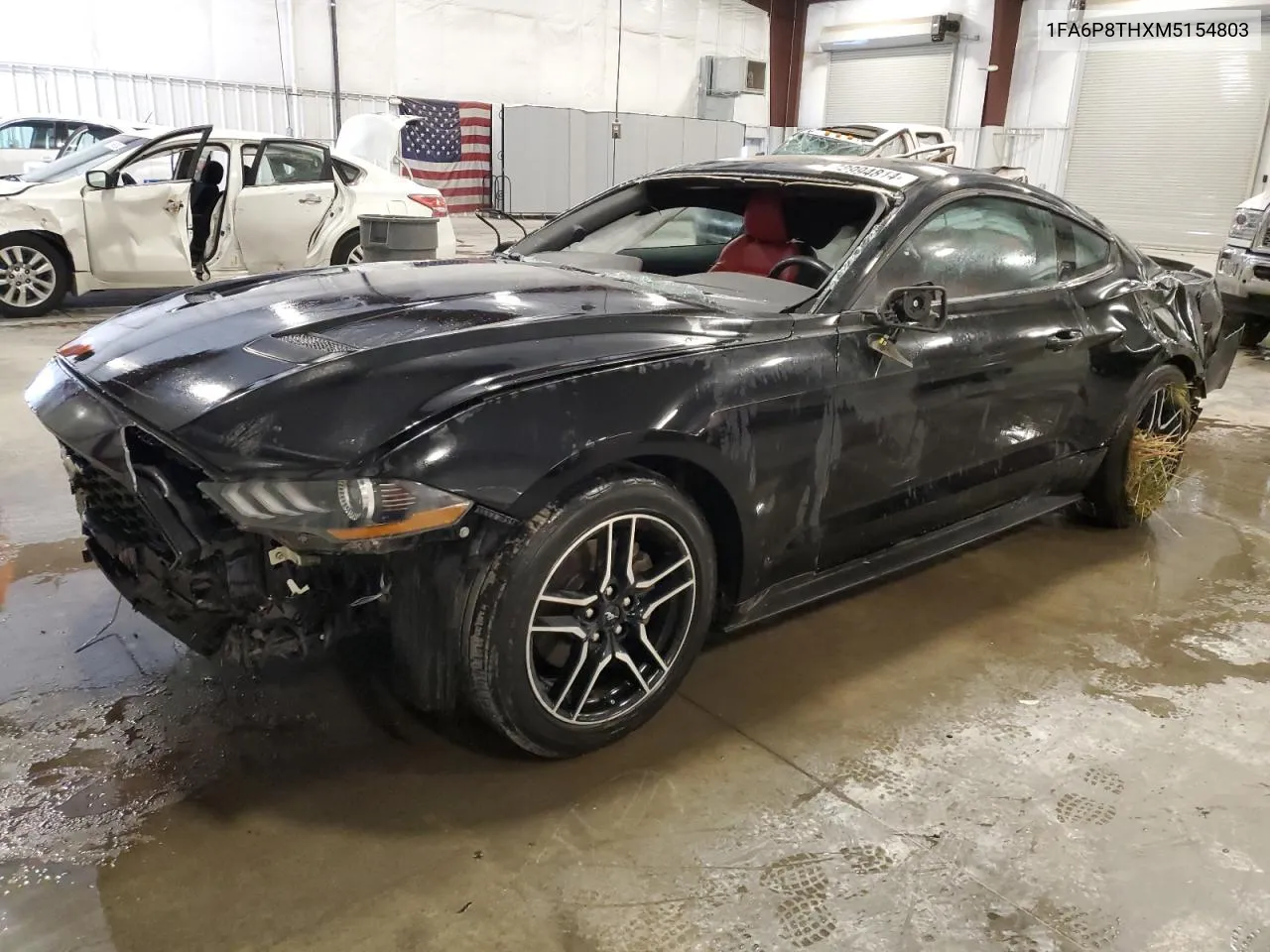 2021 Ford Mustang VIN: 1FA6P8THXM5154803 Lot: 72994814