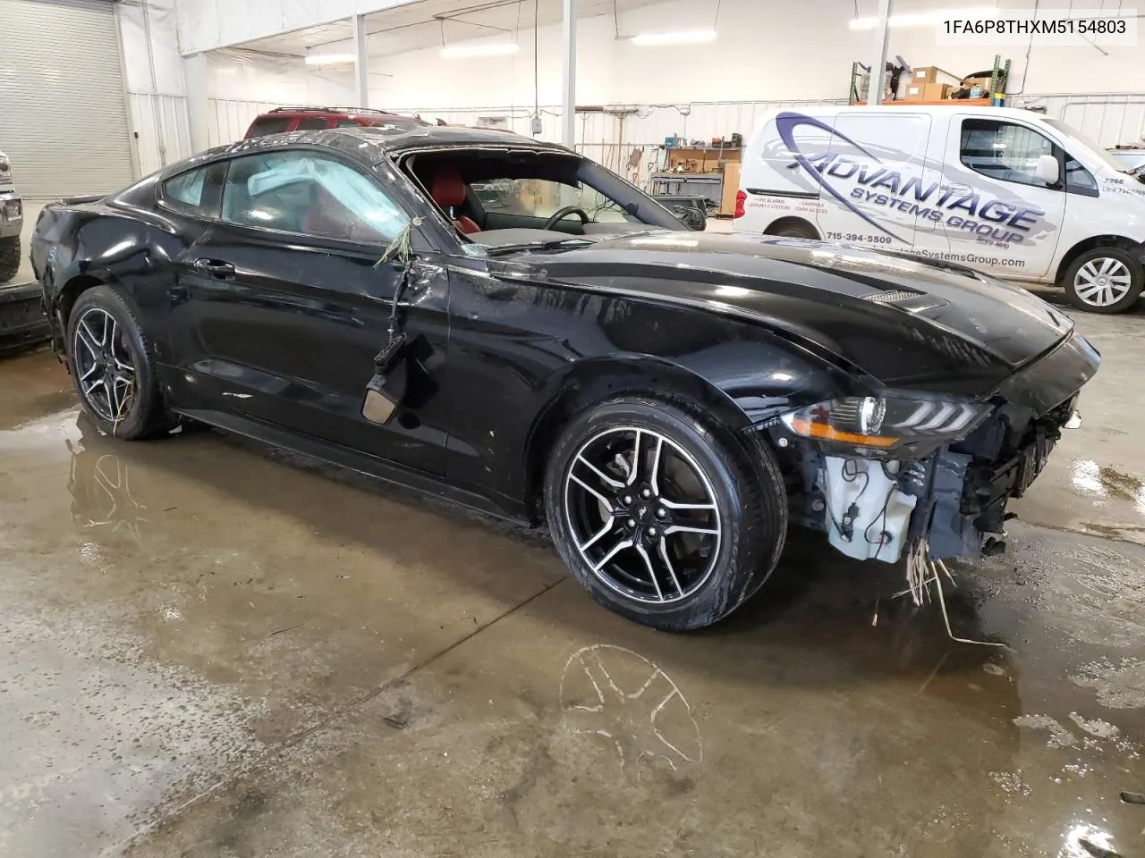 2021 Ford Mustang VIN: 1FA6P8THXM5154803 Lot: 72994814