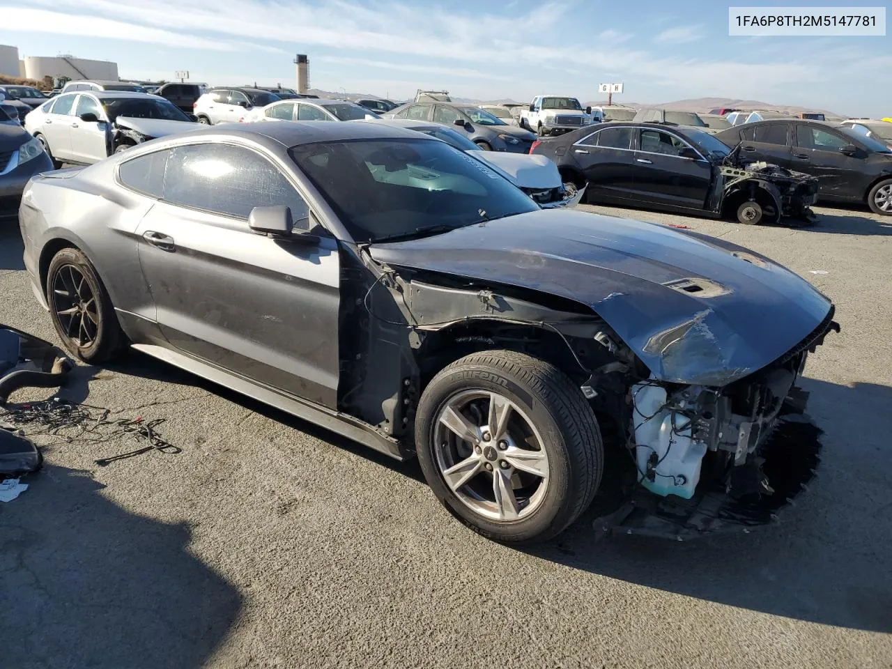 2021 Ford Mustang VIN: 1FA6P8TH2M5147781 Lot: 73038364