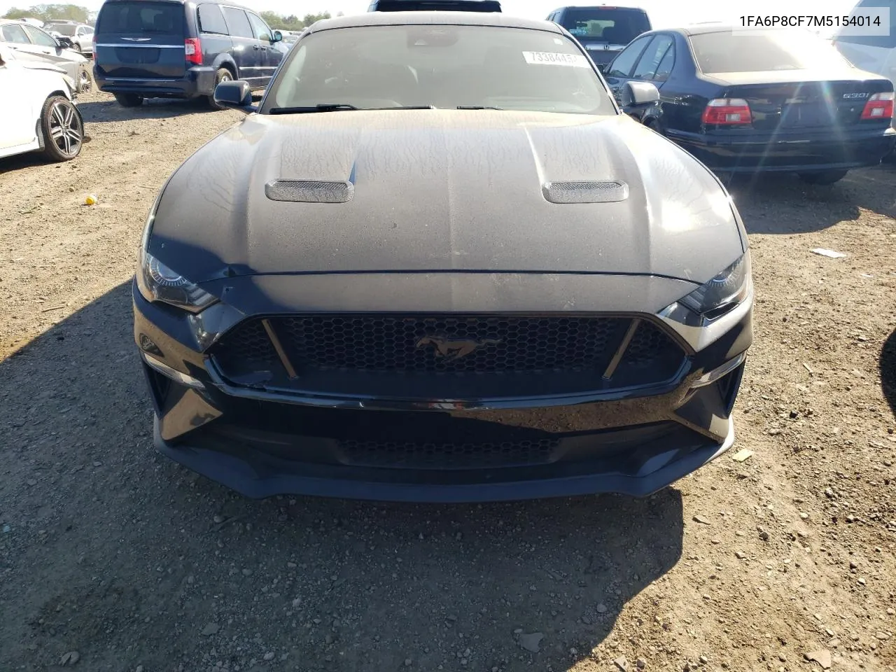 2021 Ford Mustang Gt VIN: 1FA6P8CF7M5154014 Lot: 73384454