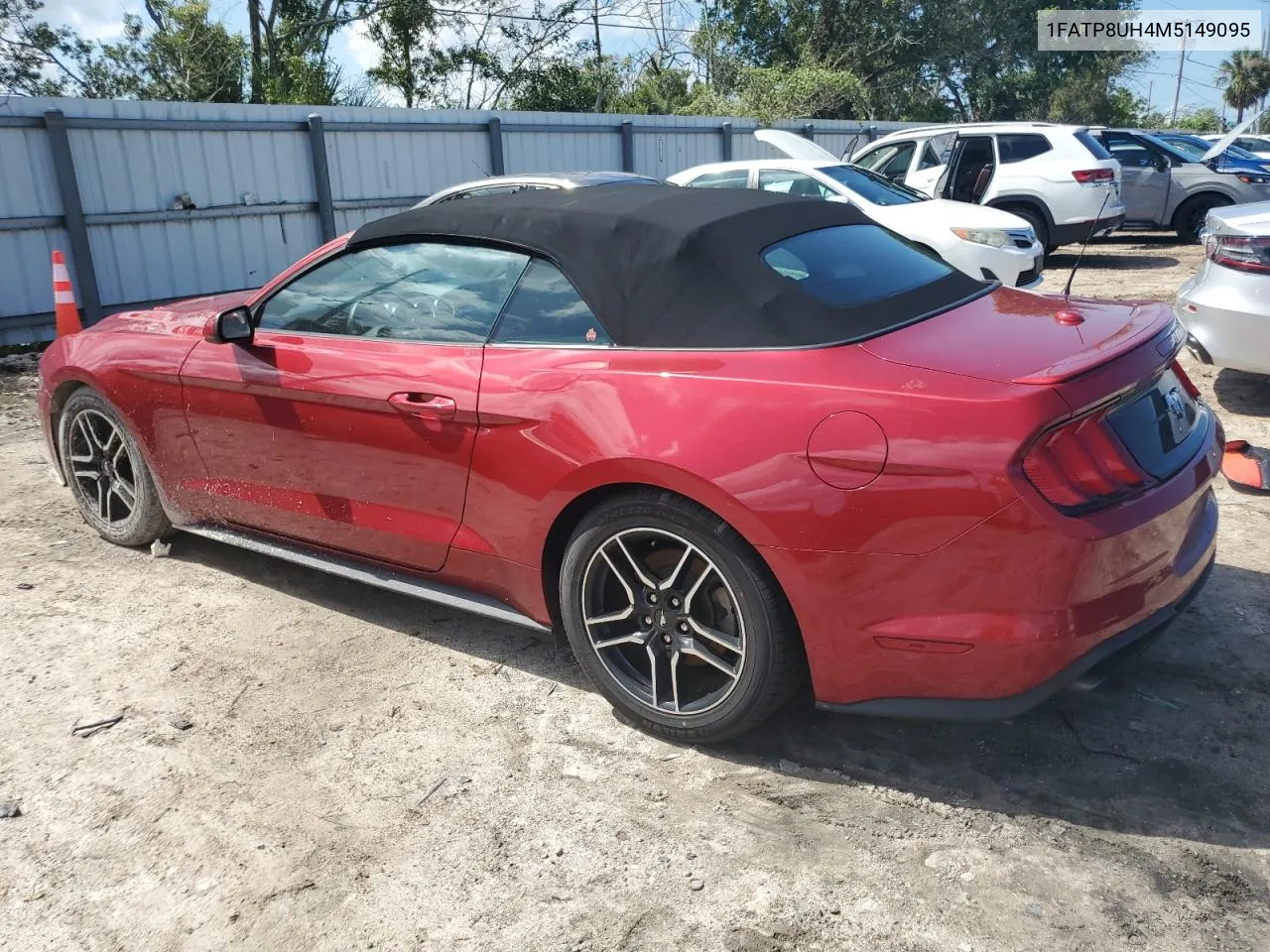 2021 Ford Mustang VIN: 1FATP8UH4M5149095 Lot: 73845474