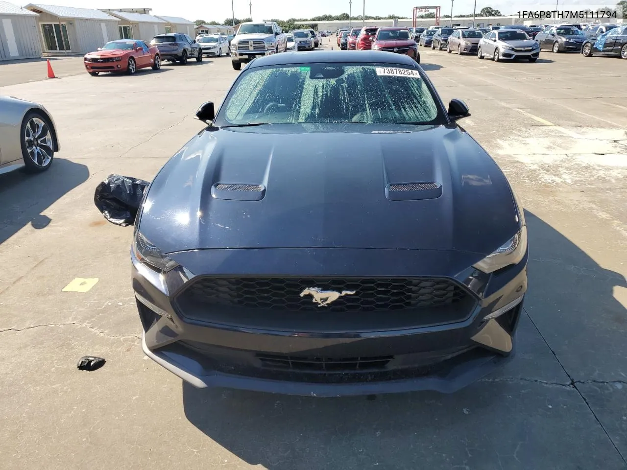 2021 Ford Mustang VIN: 1FA6P8TH7M5111794 Lot: 73878254