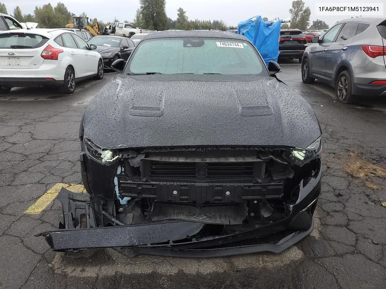 2021 Ford Mustang Gt VIN: 1FA6P8CF1M5123941 Lot: 74634744