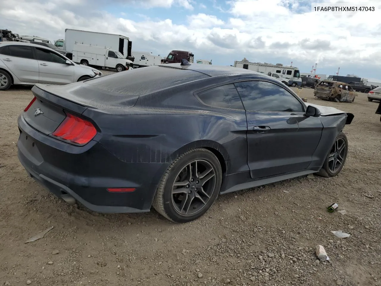 2021 Ford Mustang VIN: 1FA6P8THXM5147043 Lot: 74635914