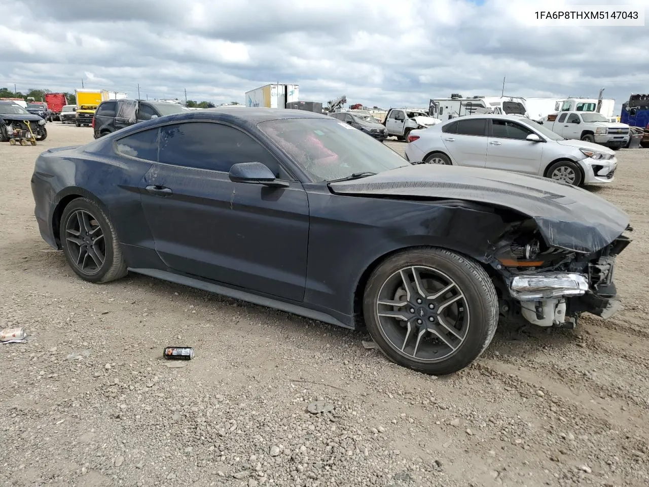 2021 Ford Mustang VIN: 1FA6P8THXM5147043 Lot: 74635914