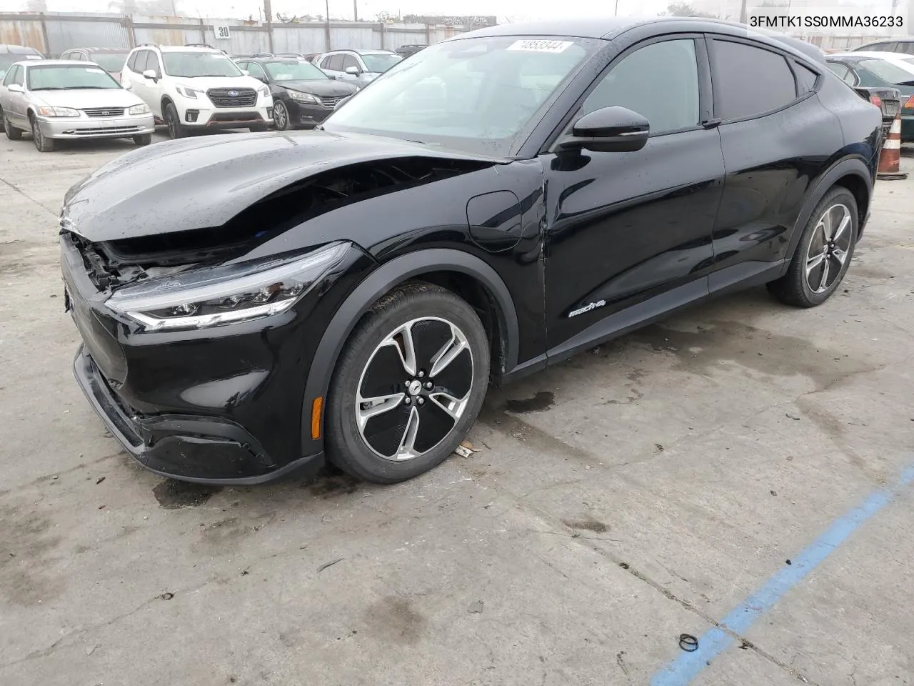 2021 Ford Mustang Mach-E Select VIN: 3FMTK1SS0MMA36233 Lot: 74853344