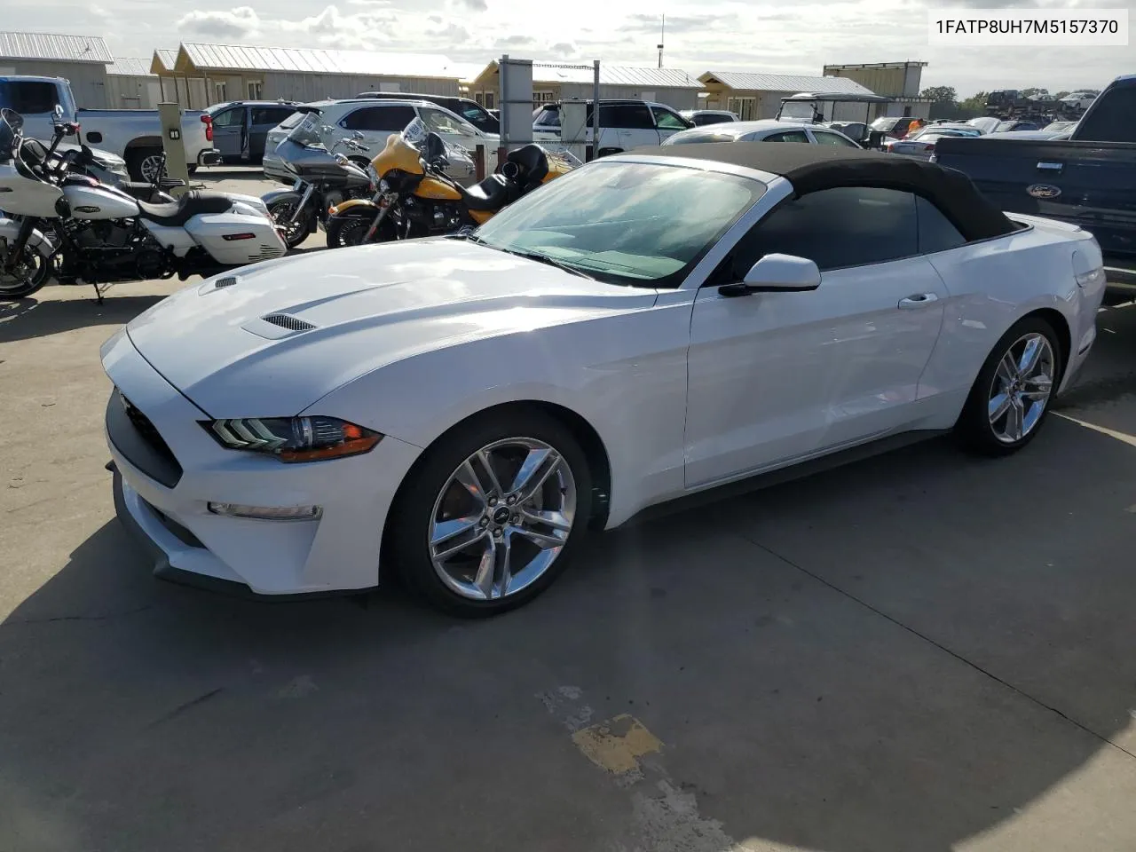 2021 Ford Mustang VIN: 1FATP8UH7M5157370 Lot: 75134894