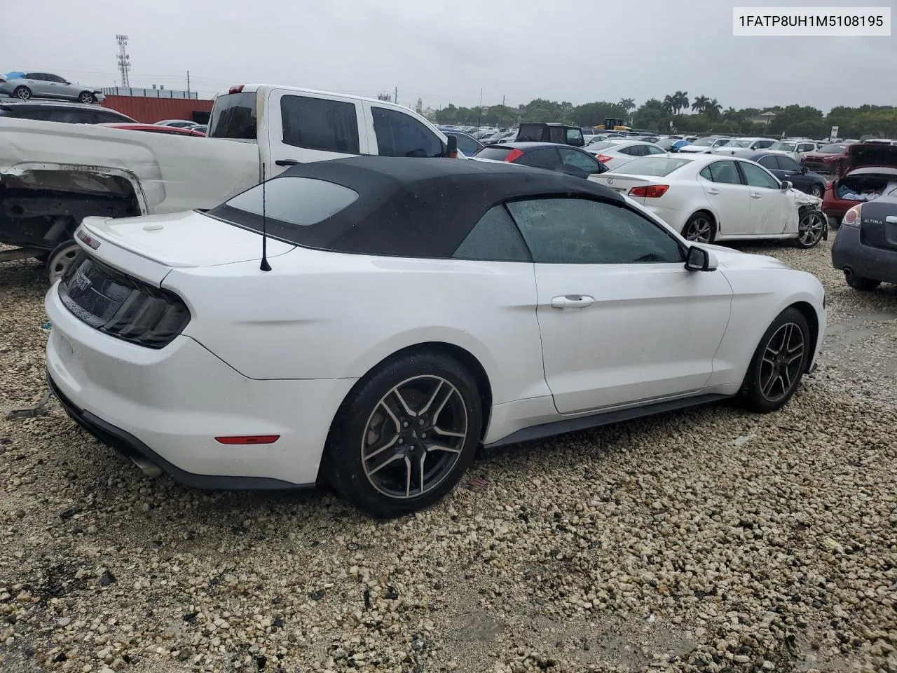 2021 Ford Mustang VIN: 1FATP8UH1M5108195 Lot: 75760844