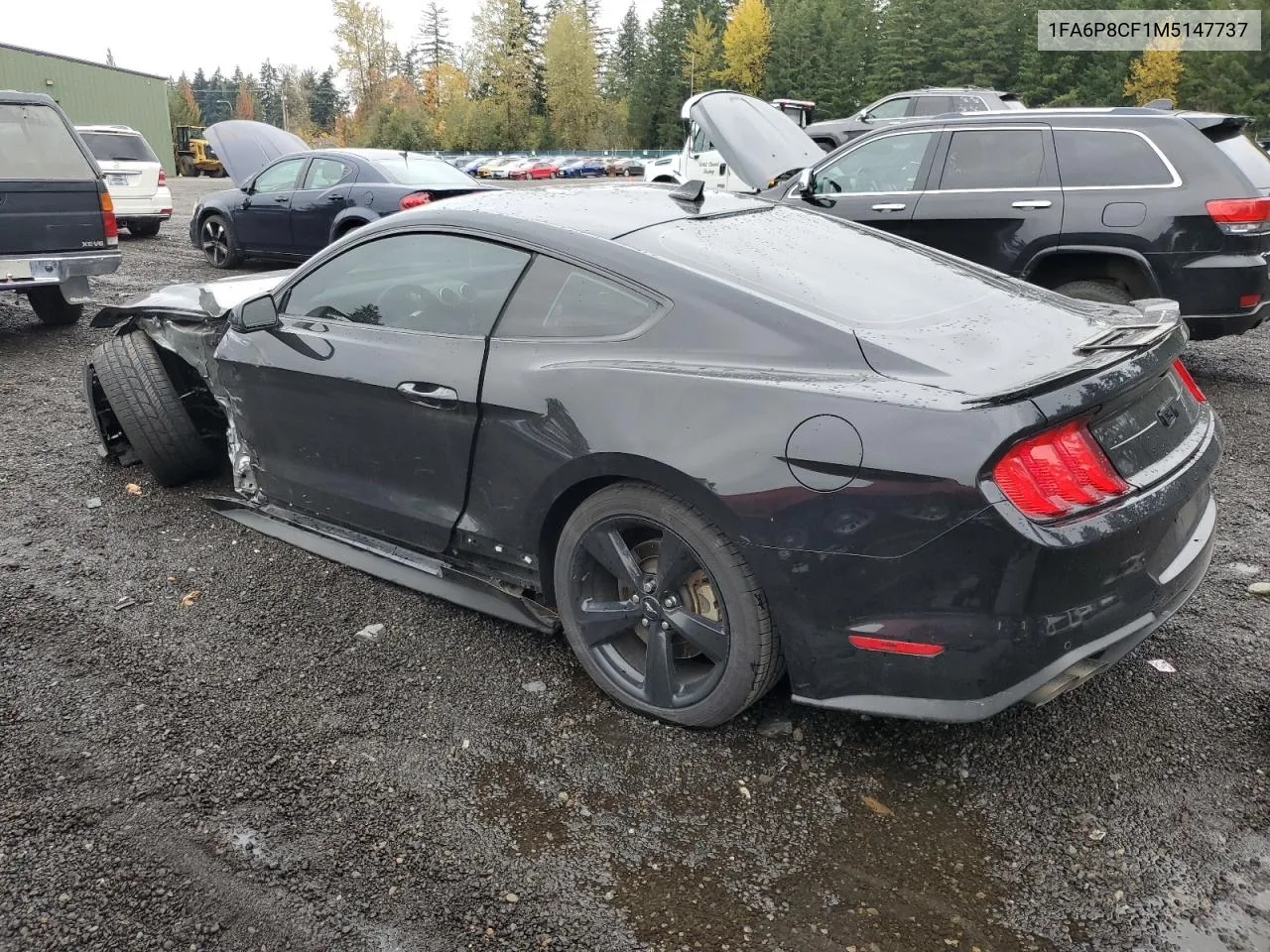 2021 Ford Mustang Gt VIN: 1FA6P8CF1M5147737 Lot: 75800504