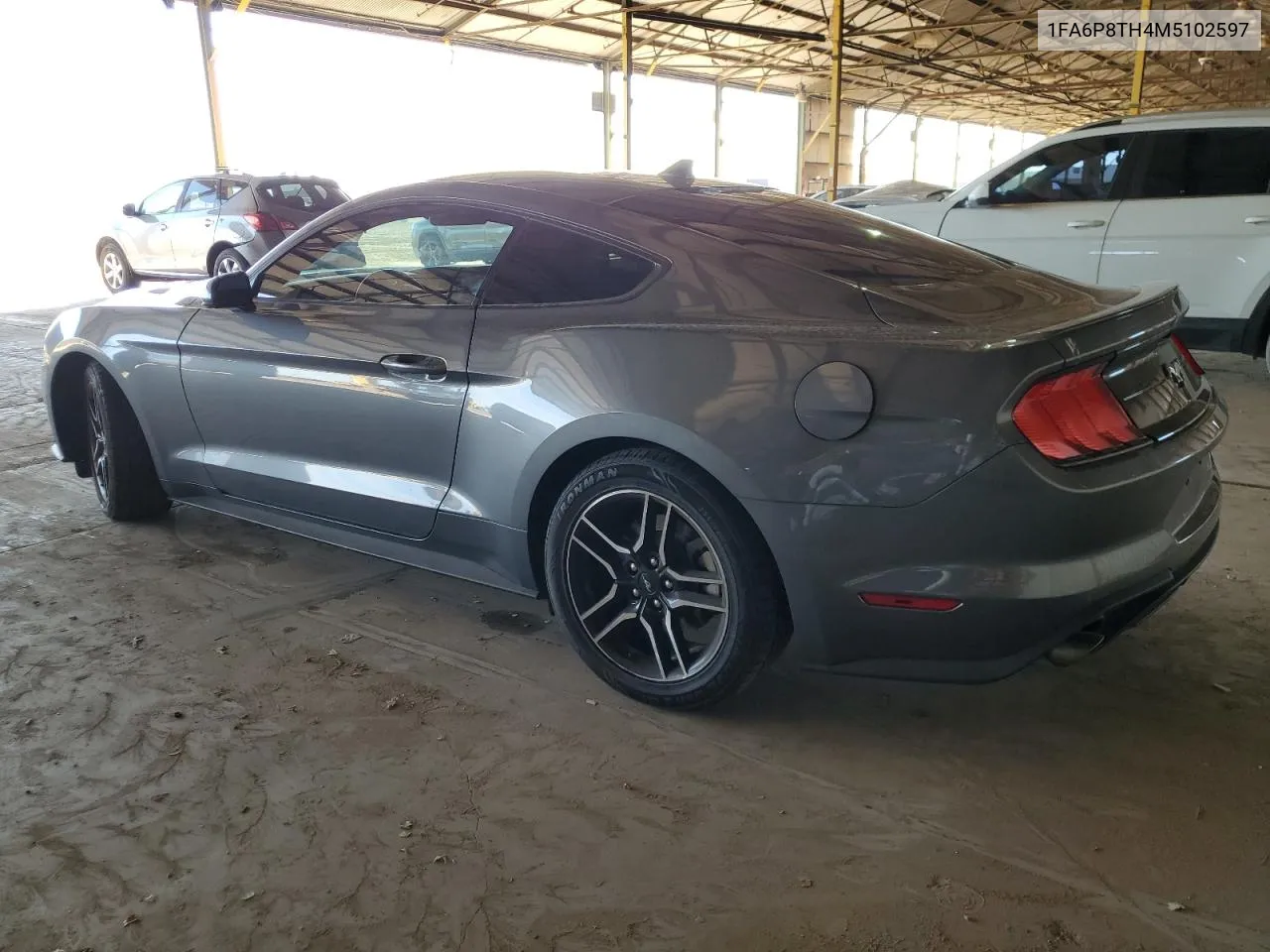 2021 Ford Mustang VIN: 1FA6P8TH4M5102597 Lot: 75878924