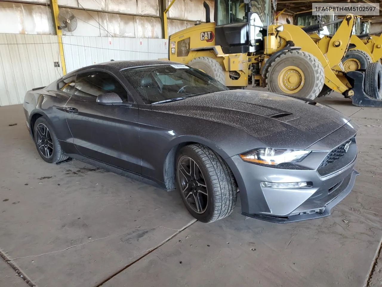 2021 Ford Mustang VIN: 1FA6P8TH4M5102597 Lot: 75878924