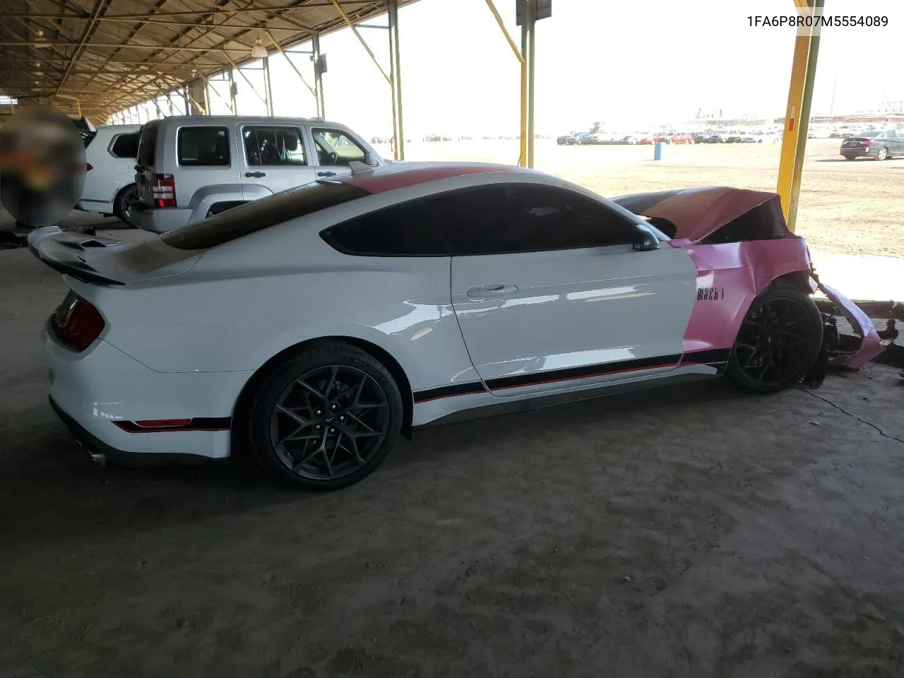 2021 Ford Mustang Mach I VIN: 1FA6P8R07M5554089 Lot: 75884404