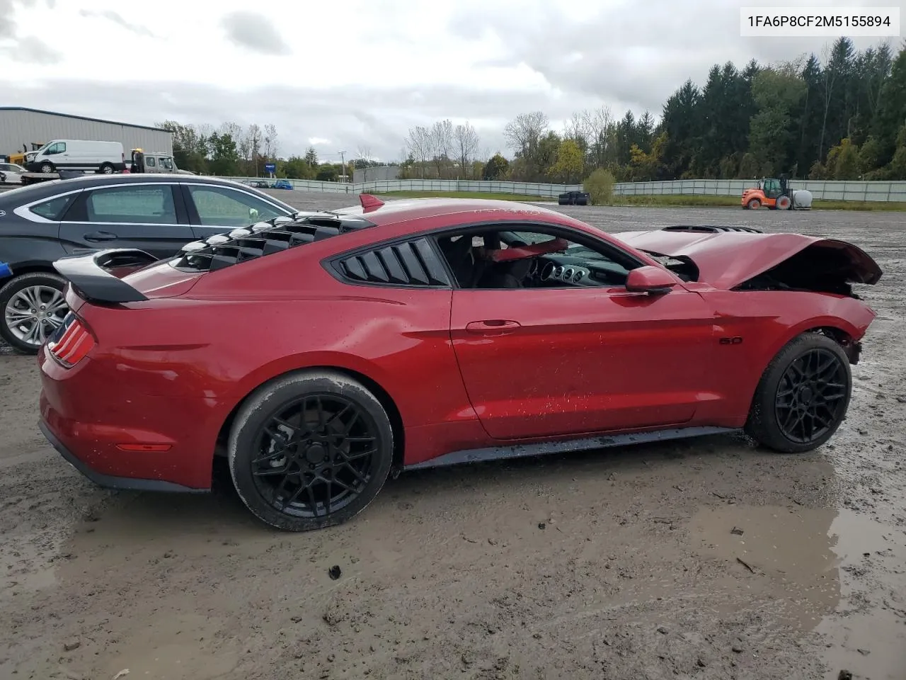 2021 Ford Mustang Gt VIN: 1FA6P8CF2M5155894 Lot: 75998534