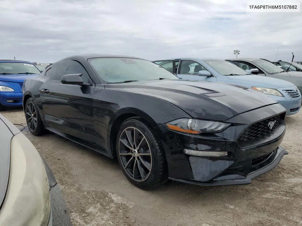 2021 Ford Mustang VIN: 1FA6P8TH6M5107882 Lot: 76064654