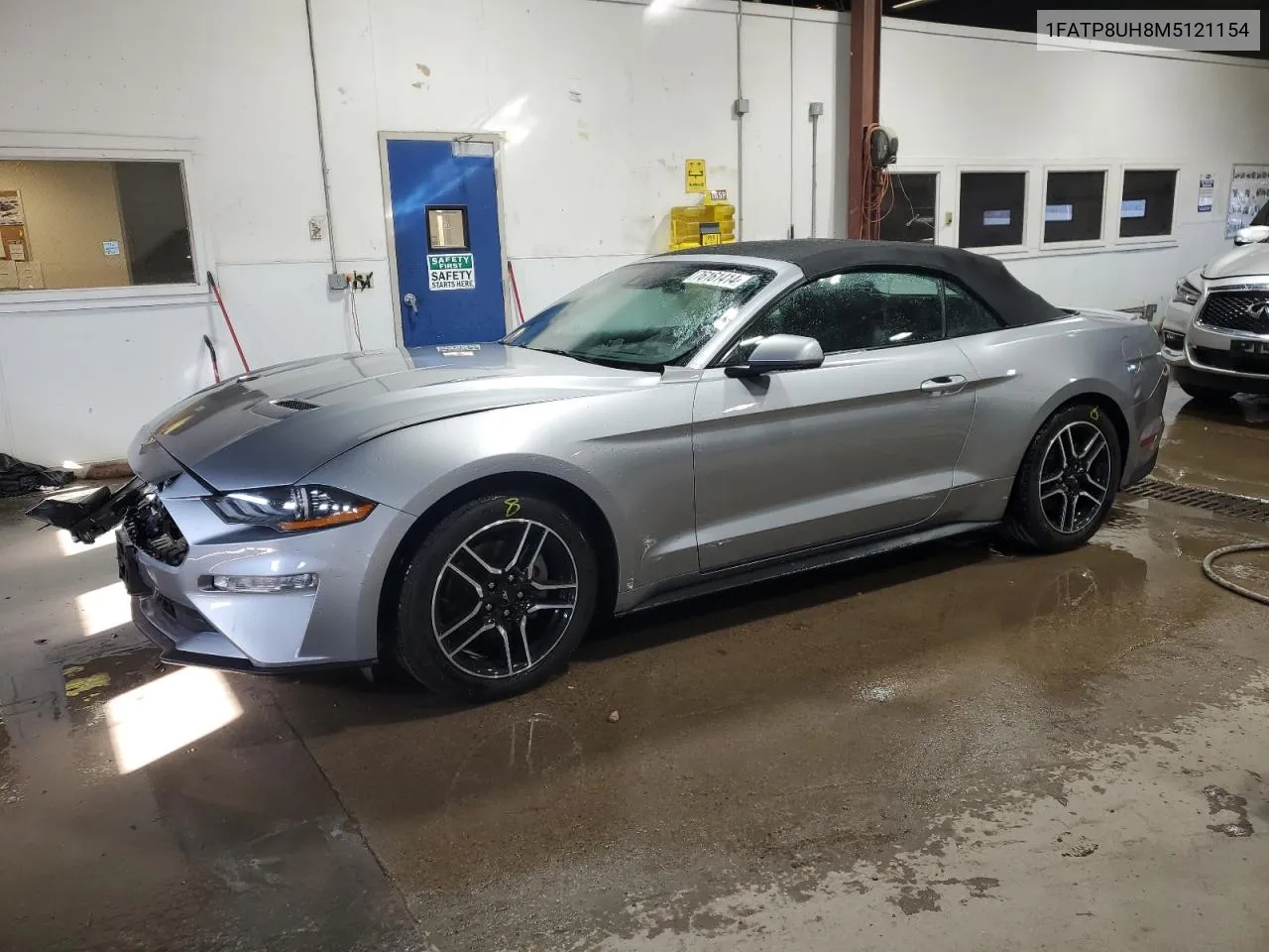 2021 Ford Mustang VIN: 1FATP8UH8M5121154 Lot: 76161414