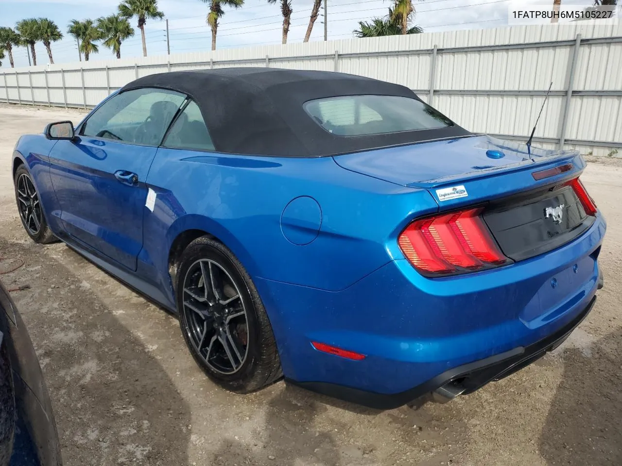 2021 Ford Mustang VIN: 1FATP8UH6M5105227 Lot: 76381334