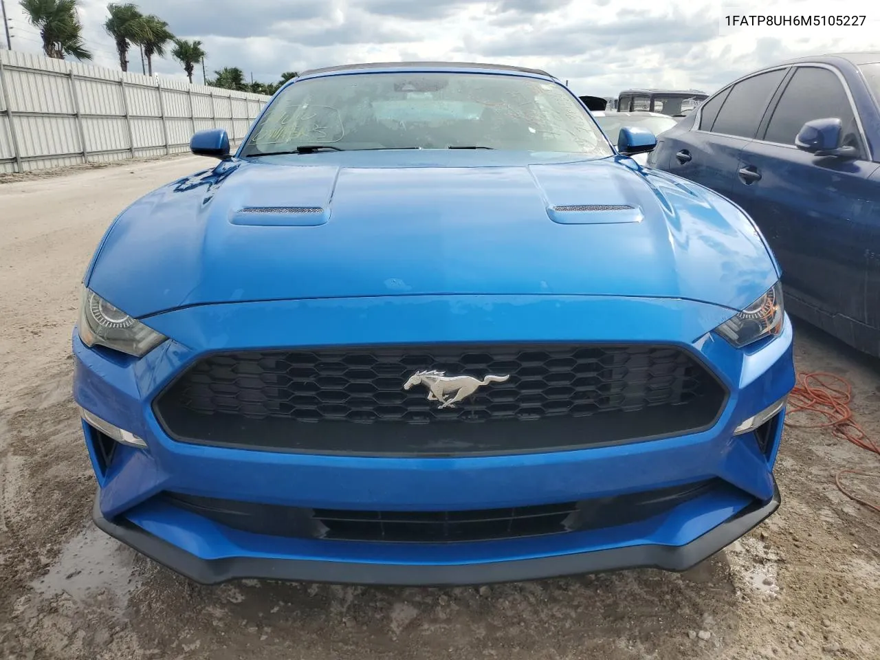 2021 Ford Mustang VIN: 1FATP8UH6M5105227 Lot: 76381334