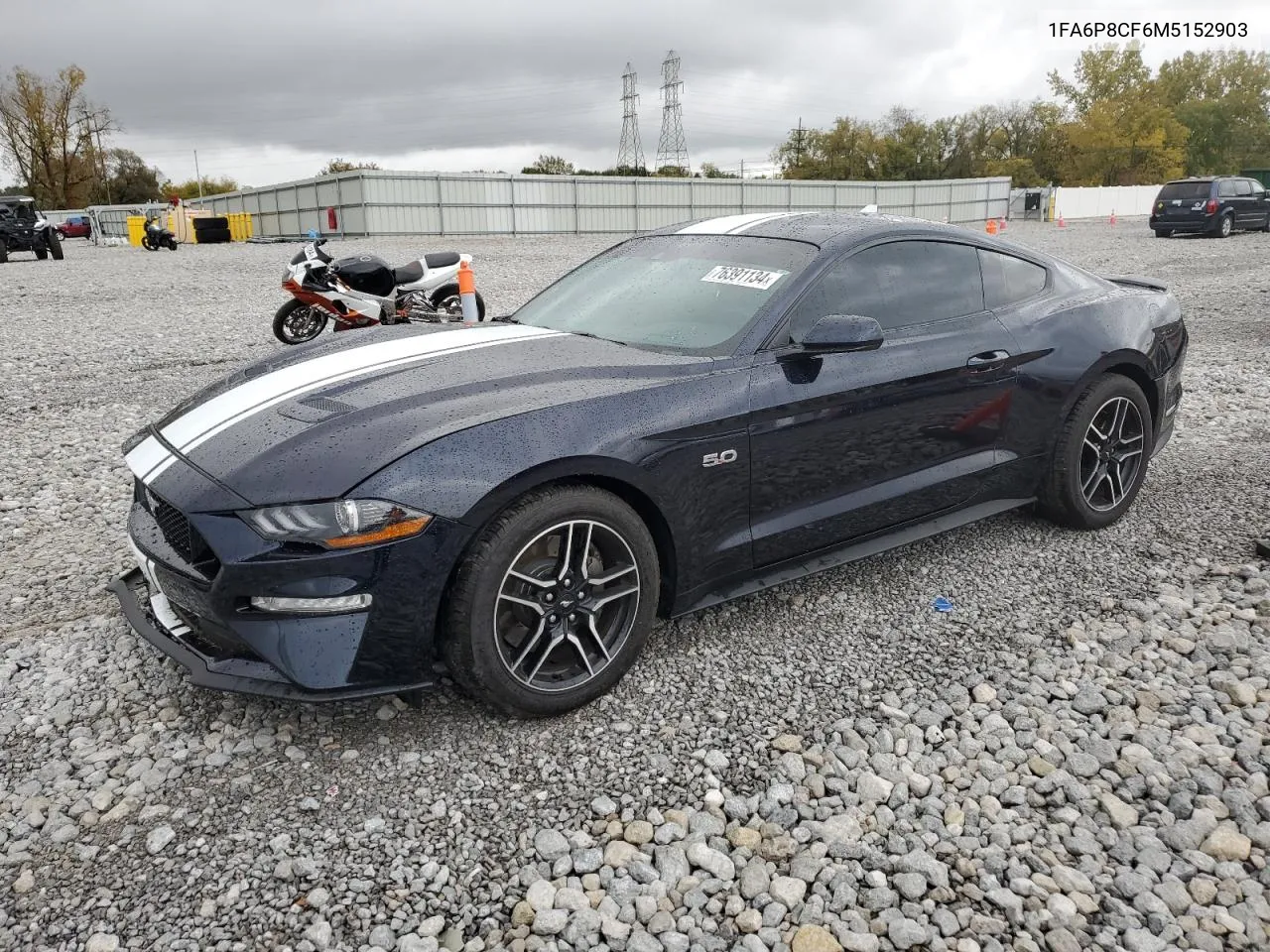 2021 Ford Mustang Gt VIN: 1FA6P8CF6M5152903 Lot: 76391134