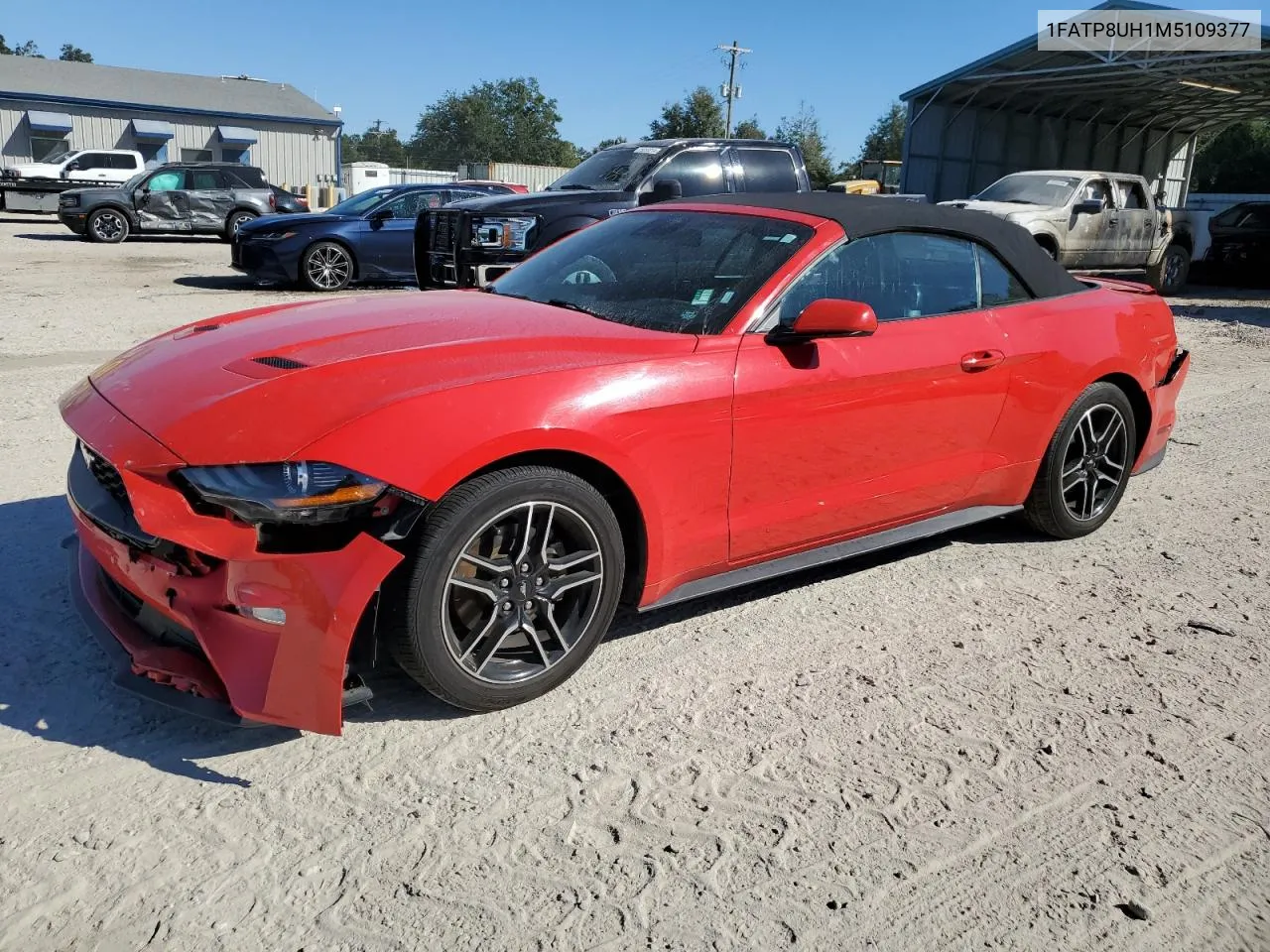 2021 Ford Mustang VIN: 1FATP8UH1M5109377 Lot: 76517564