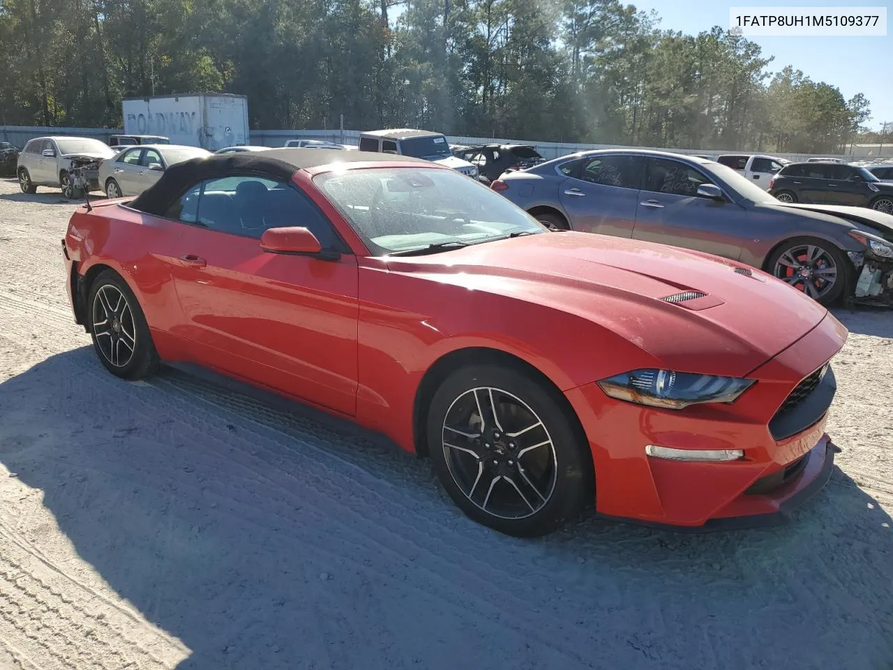 2021 Ford Mustang VIN: 1FATP8UH1M5109377 Lot: 76517564