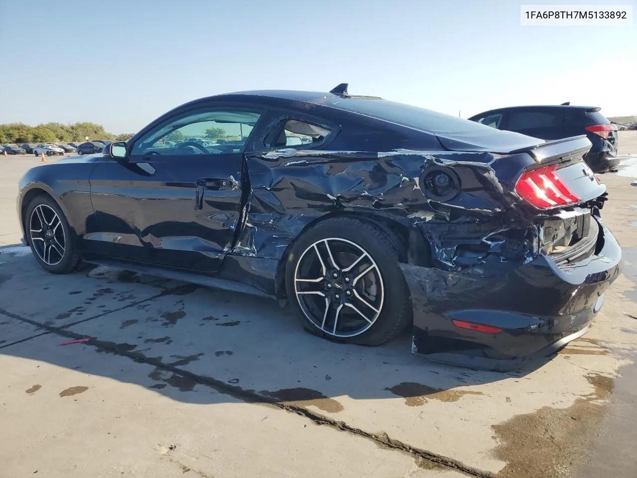 2021 Ford Mustang VIN: 1FA6P8TH7M5133892 Lot: 76605544