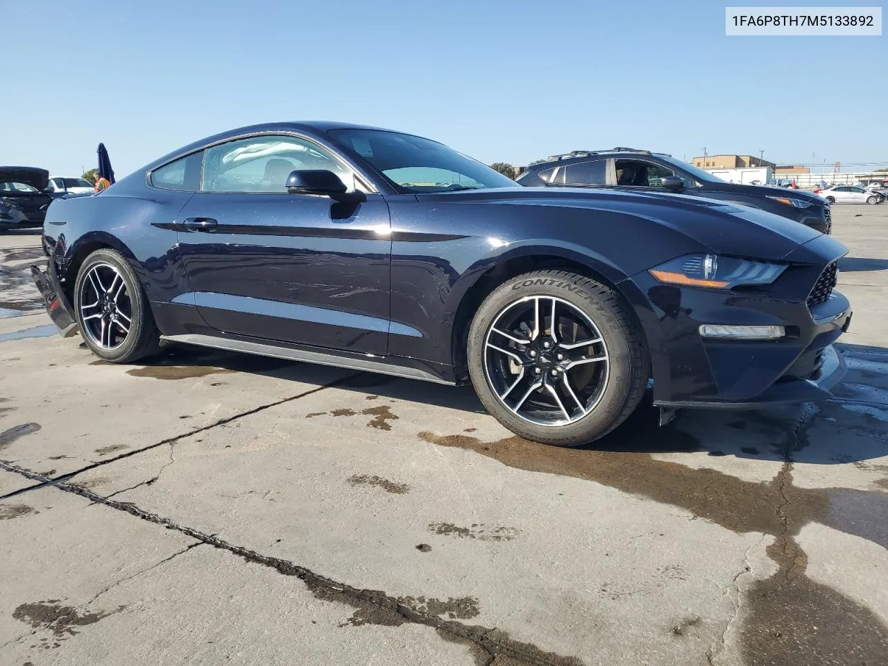 2021 Ford Mustang VIN: 1FA6P8TH7M5133892 Lot: 76605544