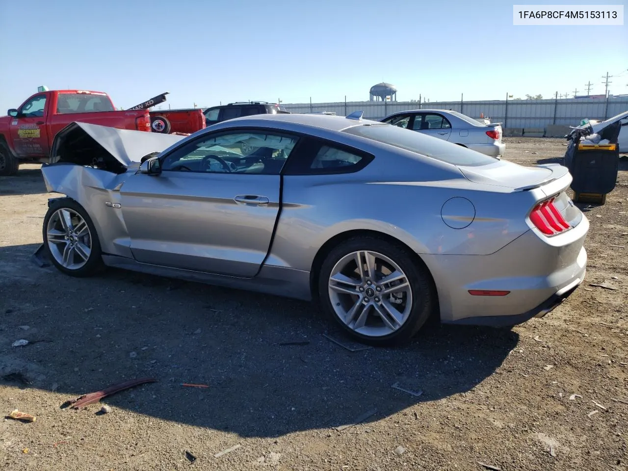 2021 Ford Mustang Gt VIN: 1FA6P8CF4M5153113 Lot: 76703114