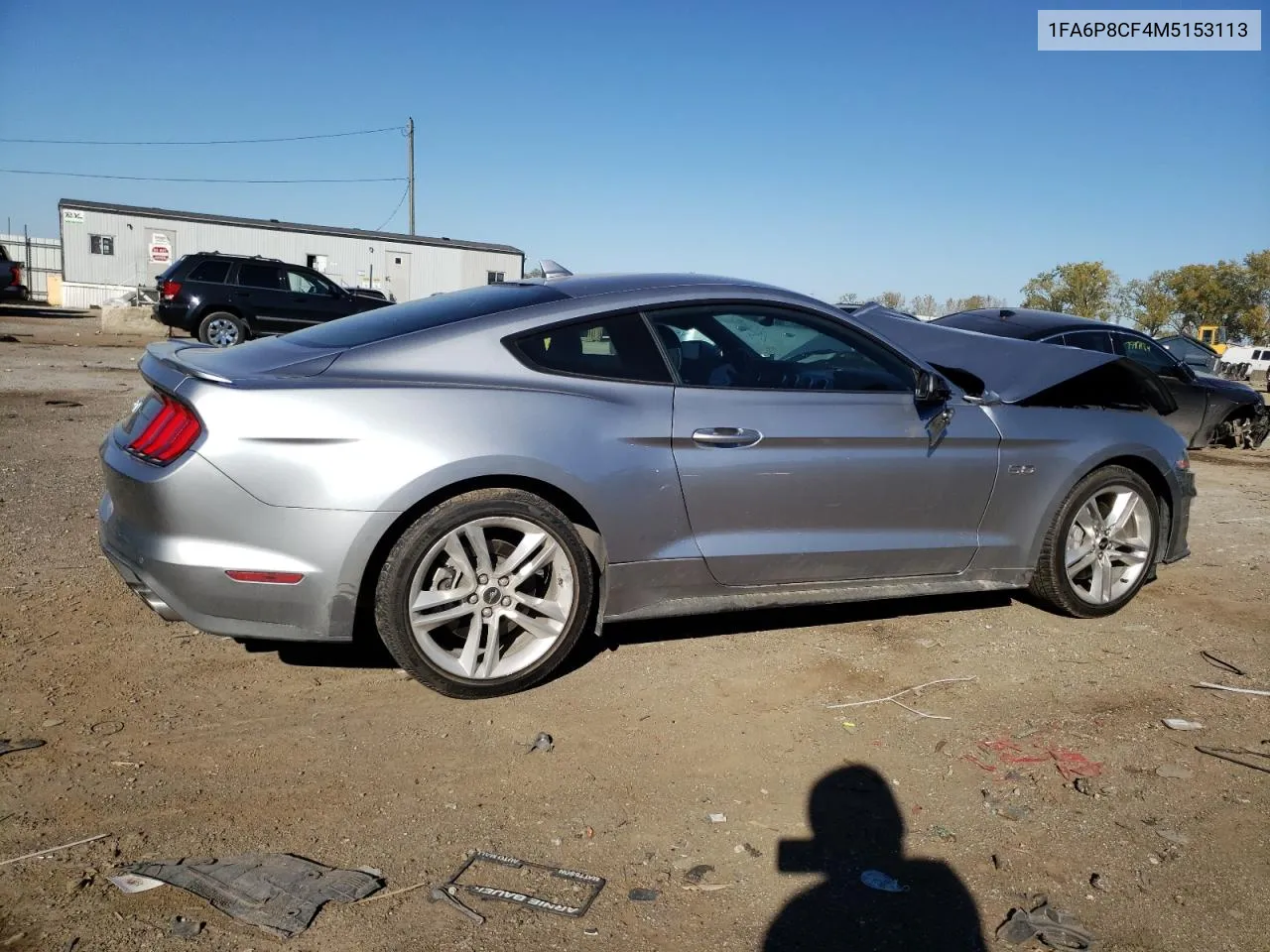 2021 Ford Mustang Gt VIN: 1FA6P8CF4M5153113 Lot: 76703114