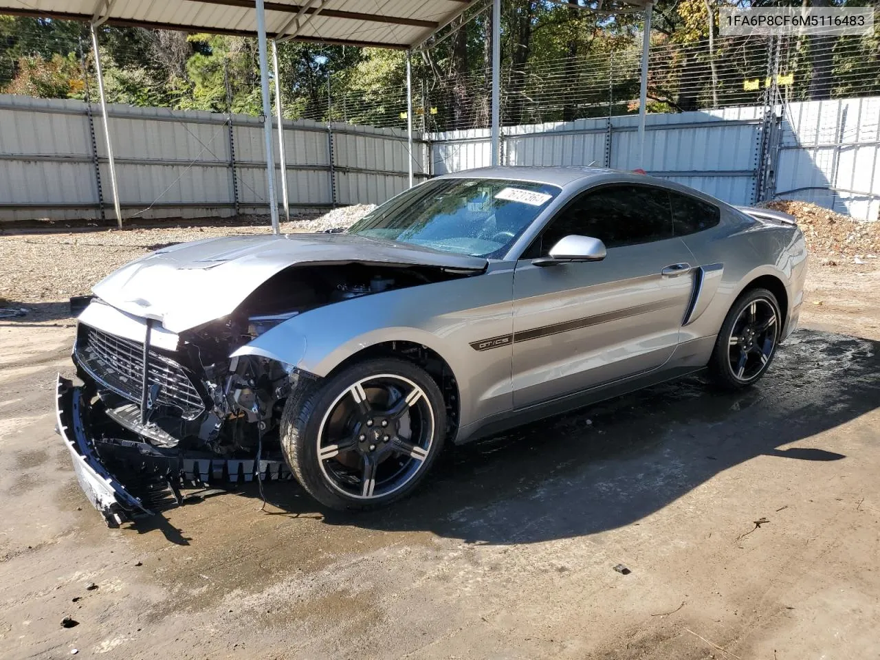 2021 Ford Mustang Gt VIN: 1FA6P8CF6M5116483 Lot: 76737364