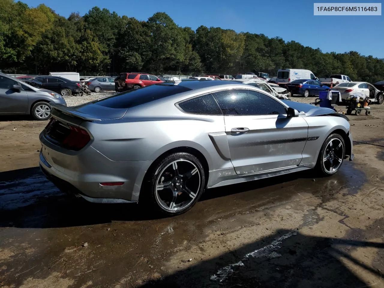 2021 Ford Mustang Gt VIN: 1FA6P8CF6M5116483 Lot: 76737364