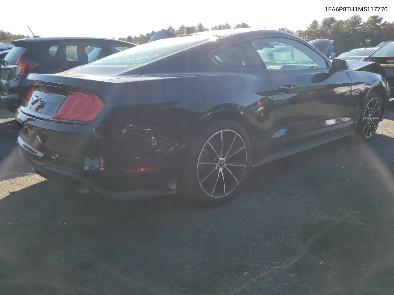 2021 Ford Mustang VIN: 1FA6P8TH1M5117770 Lot: 76932624