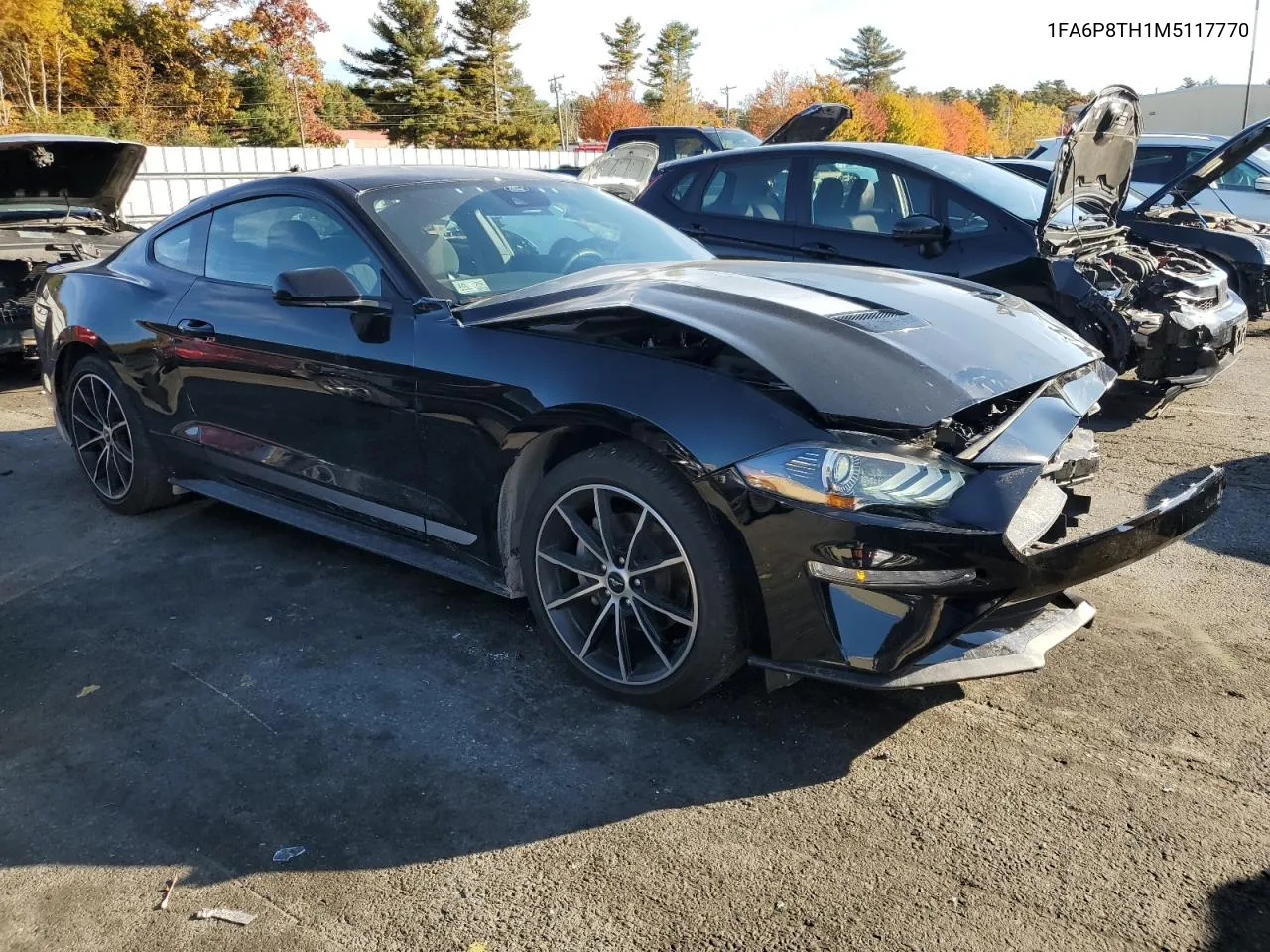 2021 Ford Mustang VIN: 1FA6P8TH1M5117770 Lot: 76932624