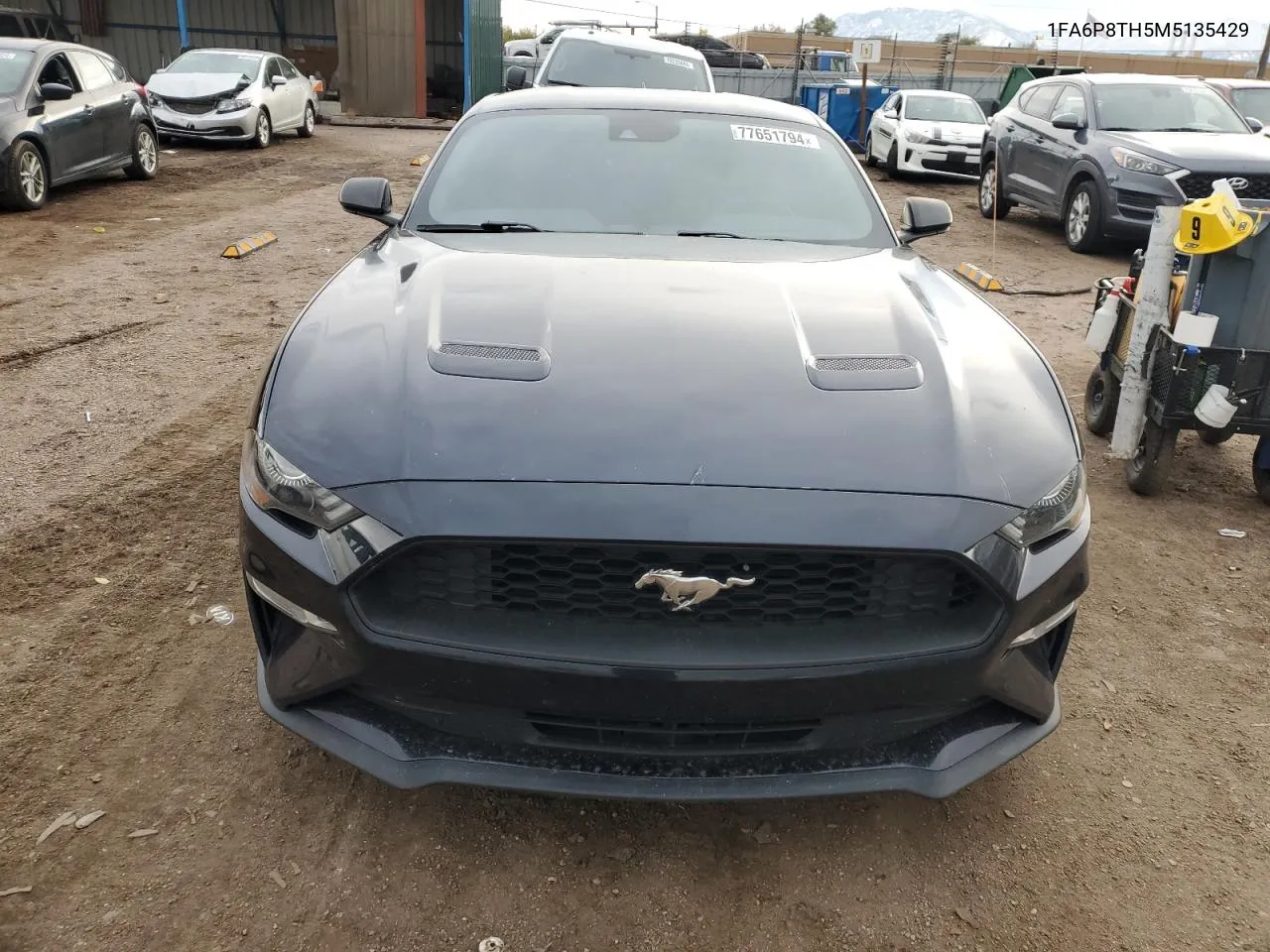 2021 Ford Mustang VIN: 1FA6P8TH5M5135429 Lot: 77651794