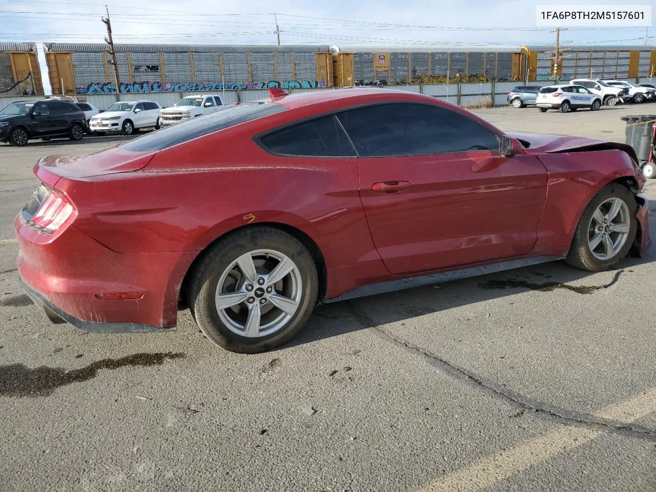 2021 Ford Mustang VIN: 1FA6P8TH2M5157601 Lot: 78100724