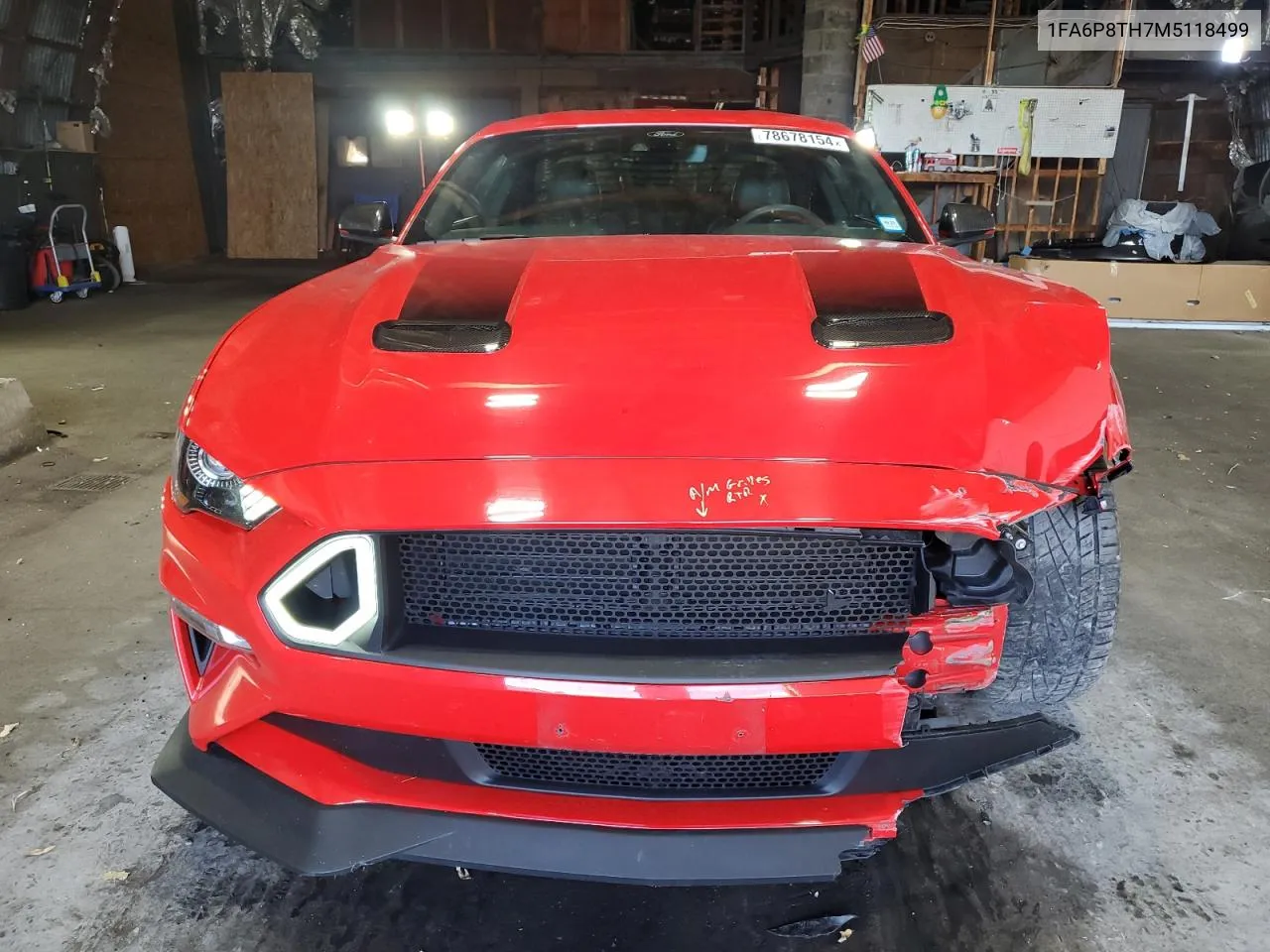 2021 Ford Mustang VIN: 1FA6P8TH7M5118499 Lot: 78678154